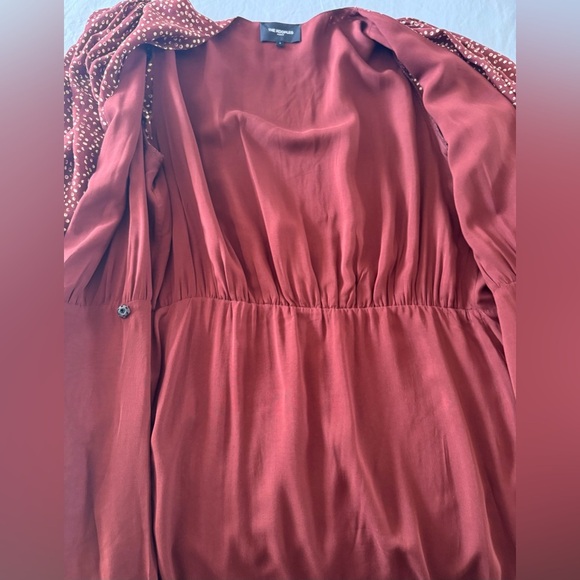 The Kooples Moon Dots Wrap Dress Size 4 (France) US Size XL - Picture 7 of 12